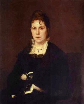 Ivan Nikolaevich Kramskoy : Portrait of Sophia Kramskaya the Artist's Wife